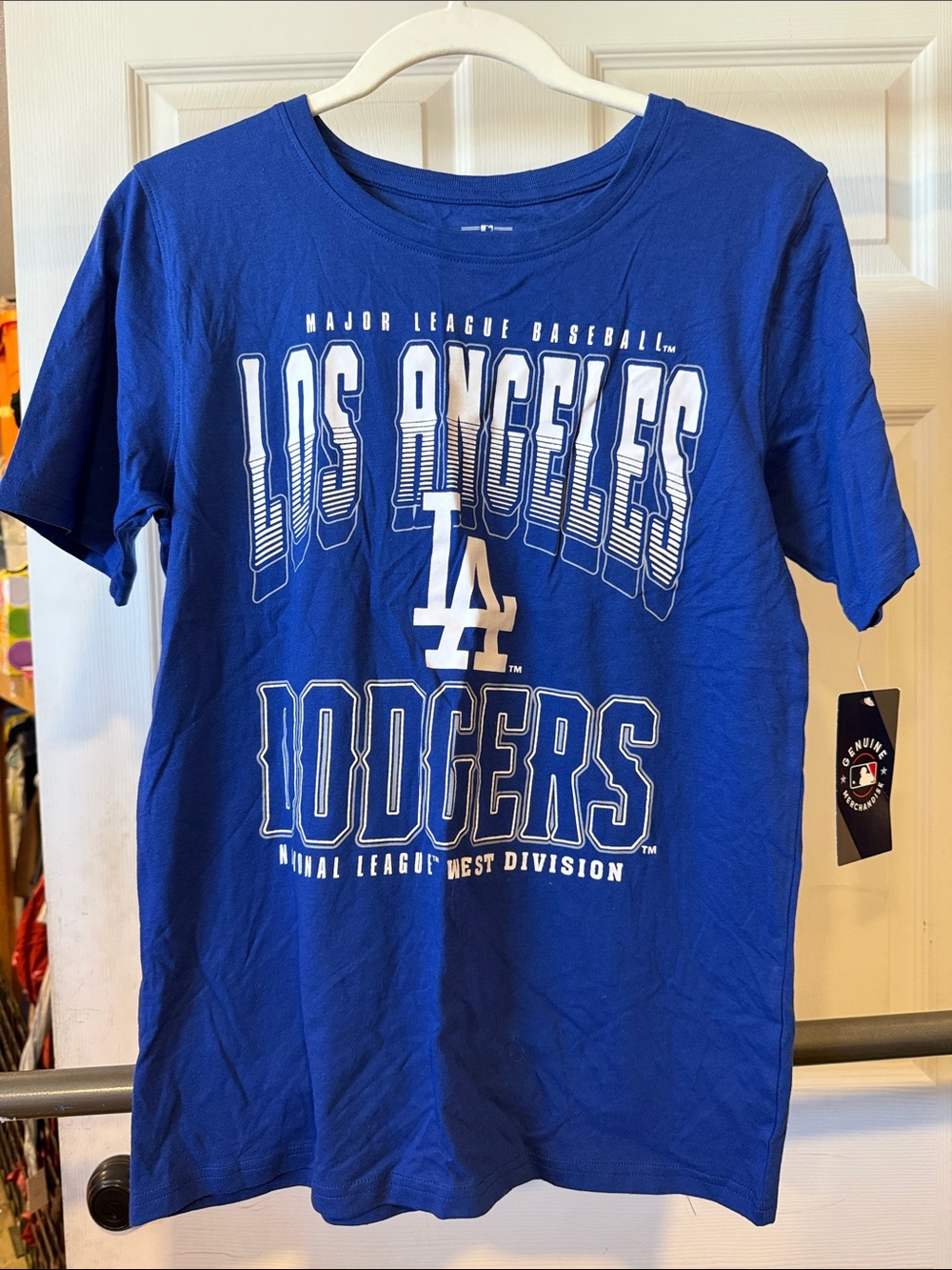 Genuine Merchandise Los Angeles Dodgers Royal Blue Tee